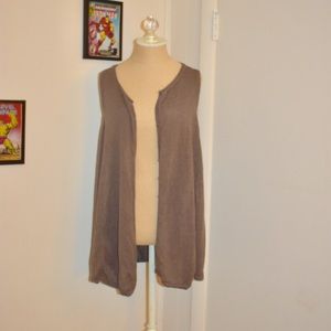 Eileen Fisher Sleeveless Sweater Duster